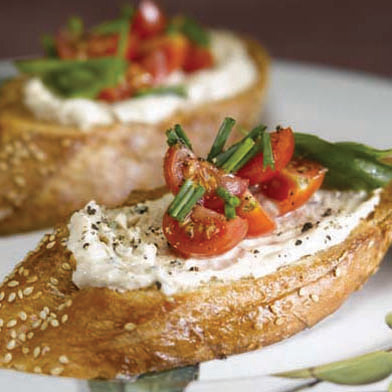 Tomato & Olive Bruschetta